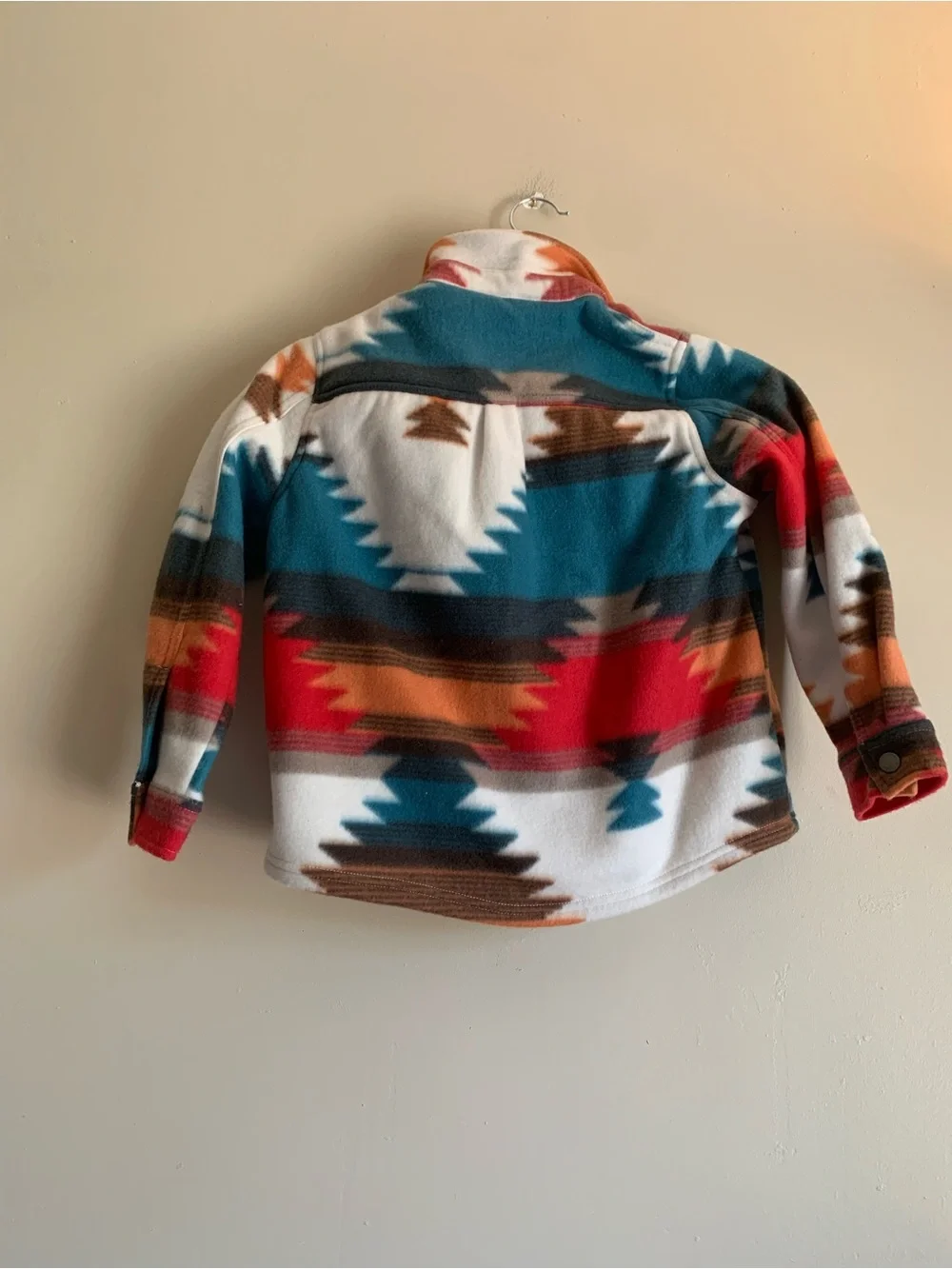 Victory Outfitters NWOT Girl Jacket Shirt Button Down Western Size M 7/8 Fleece
